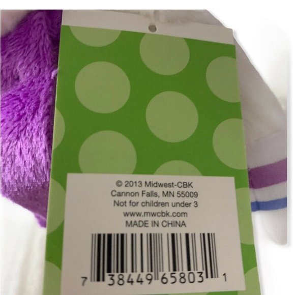 Monkeez & Friends Stuffed Animal White Polar Bear - Picture 4 of 6